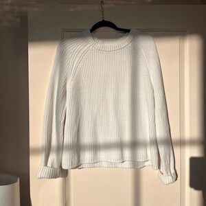 Quince organic cotton fisherman sweater